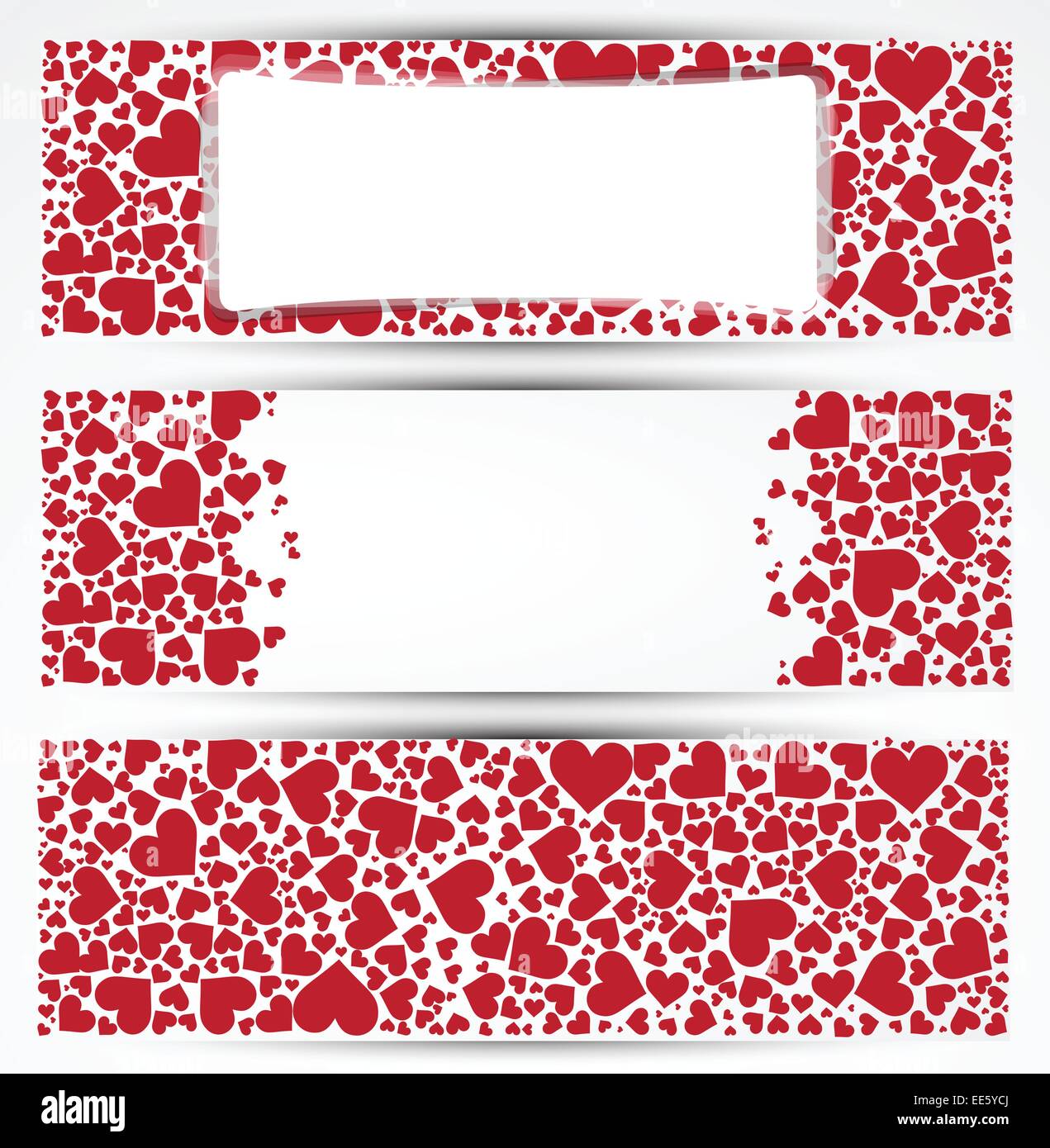 Valentine's day vector banner Stock Vector Image & Art - Alamy