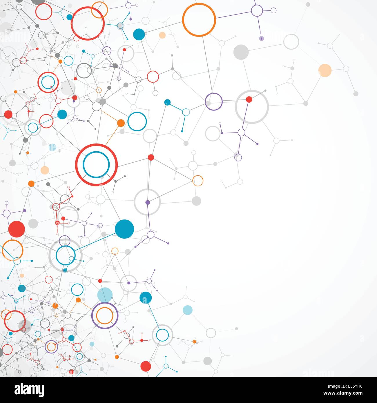 Network color technology communication background Stock Vector Image ...