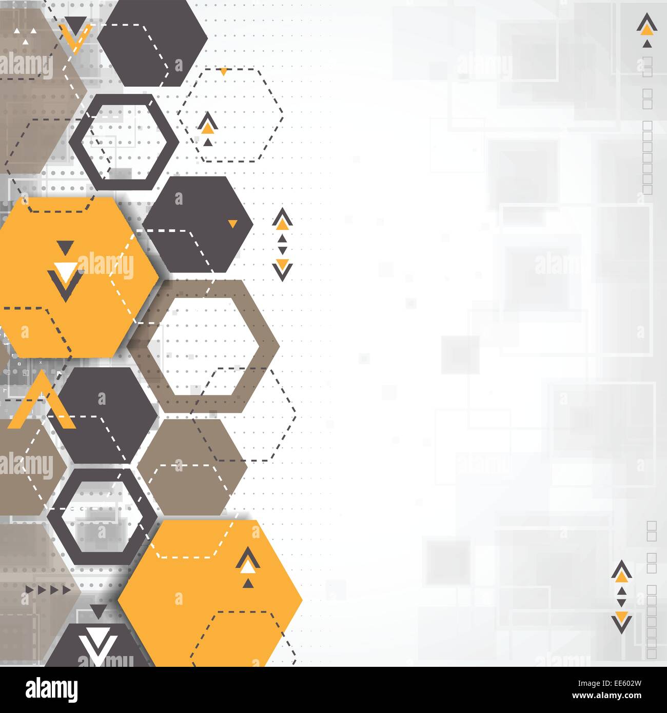 Abstract background with hexagonal shapes Stock Vector Image & Art - Alamy