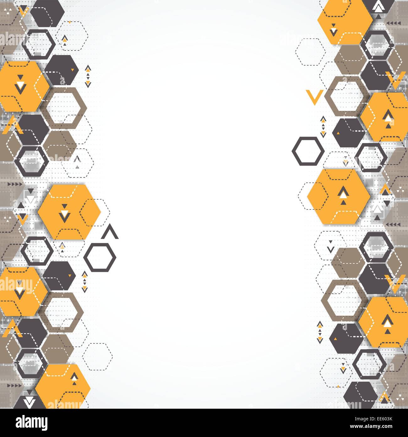 Abstract background with hexagonal shapes Stock Vector Image & Art - Alamy