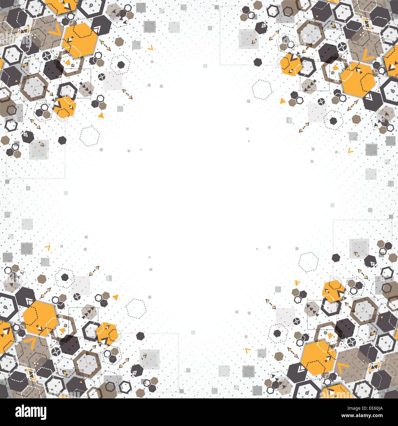 Abstract background with hexagonal shapes Stock Vector Image & Art - Alamy