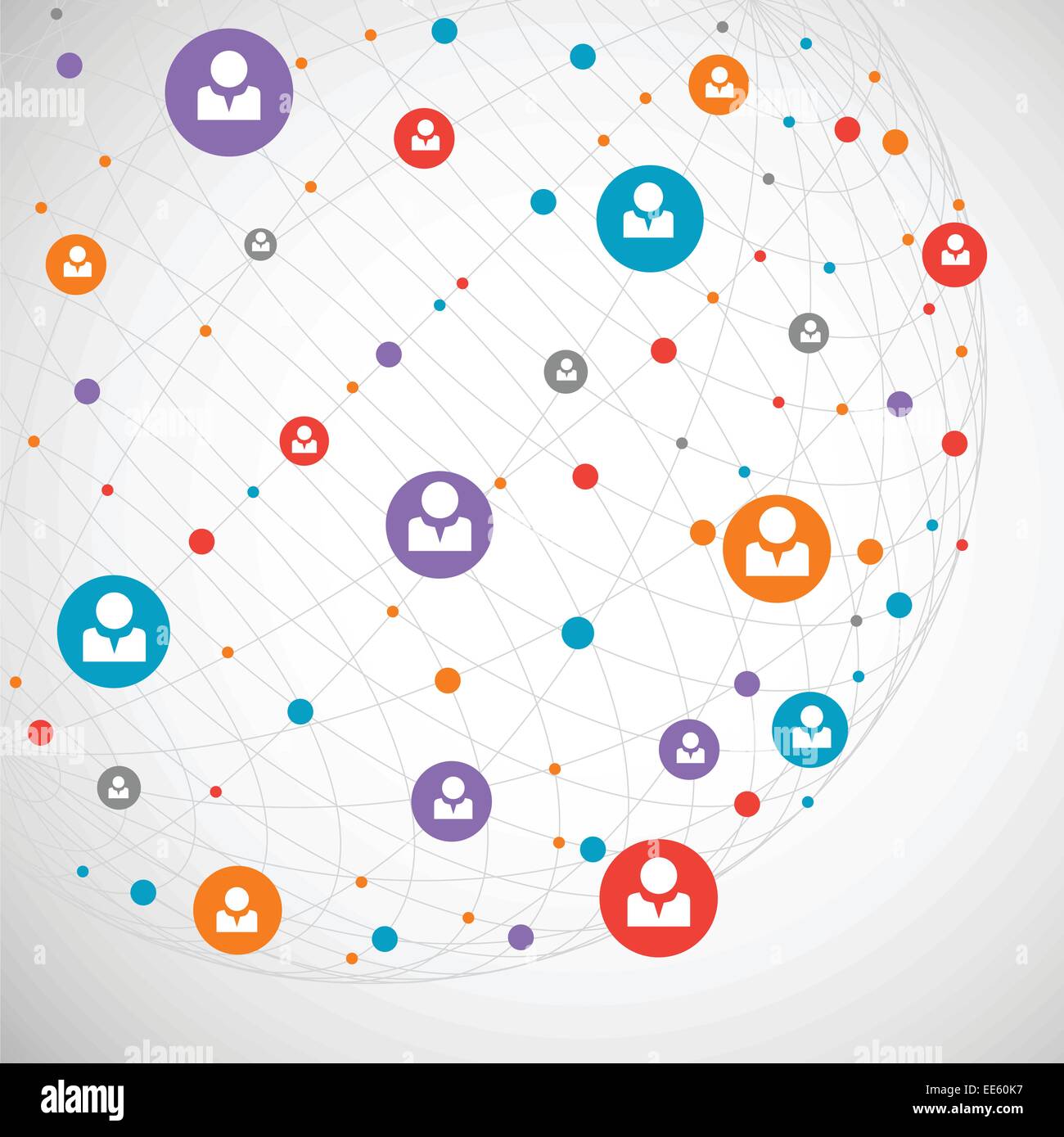 Network concept / Social media Stock Vector Image & Art - Alamy