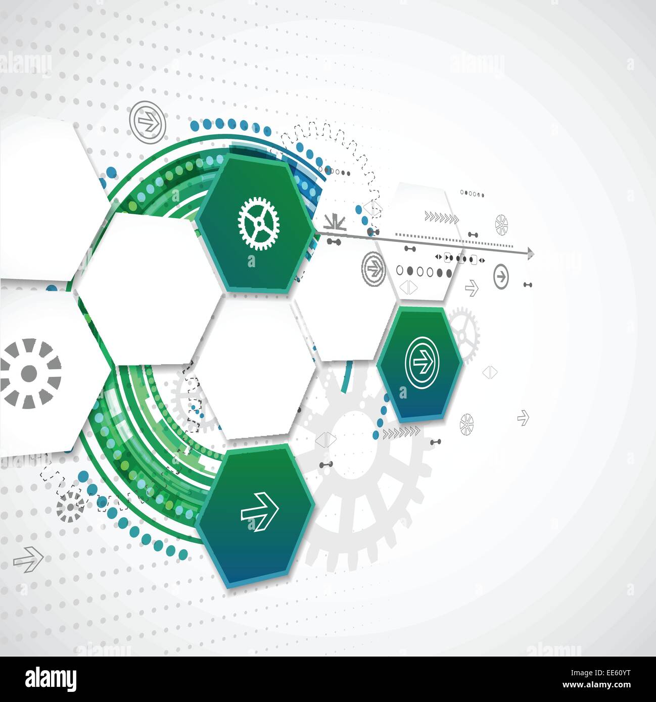 Abstract background with technological elements Stock Vector Image ...
