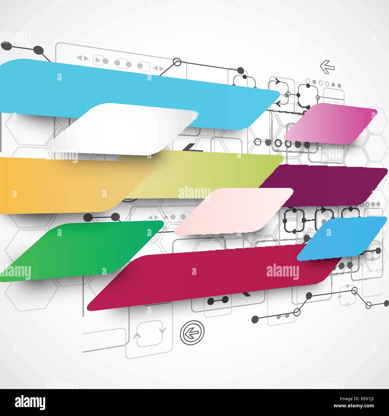 Abstract multicolored technology business background Stock Vector Image ...