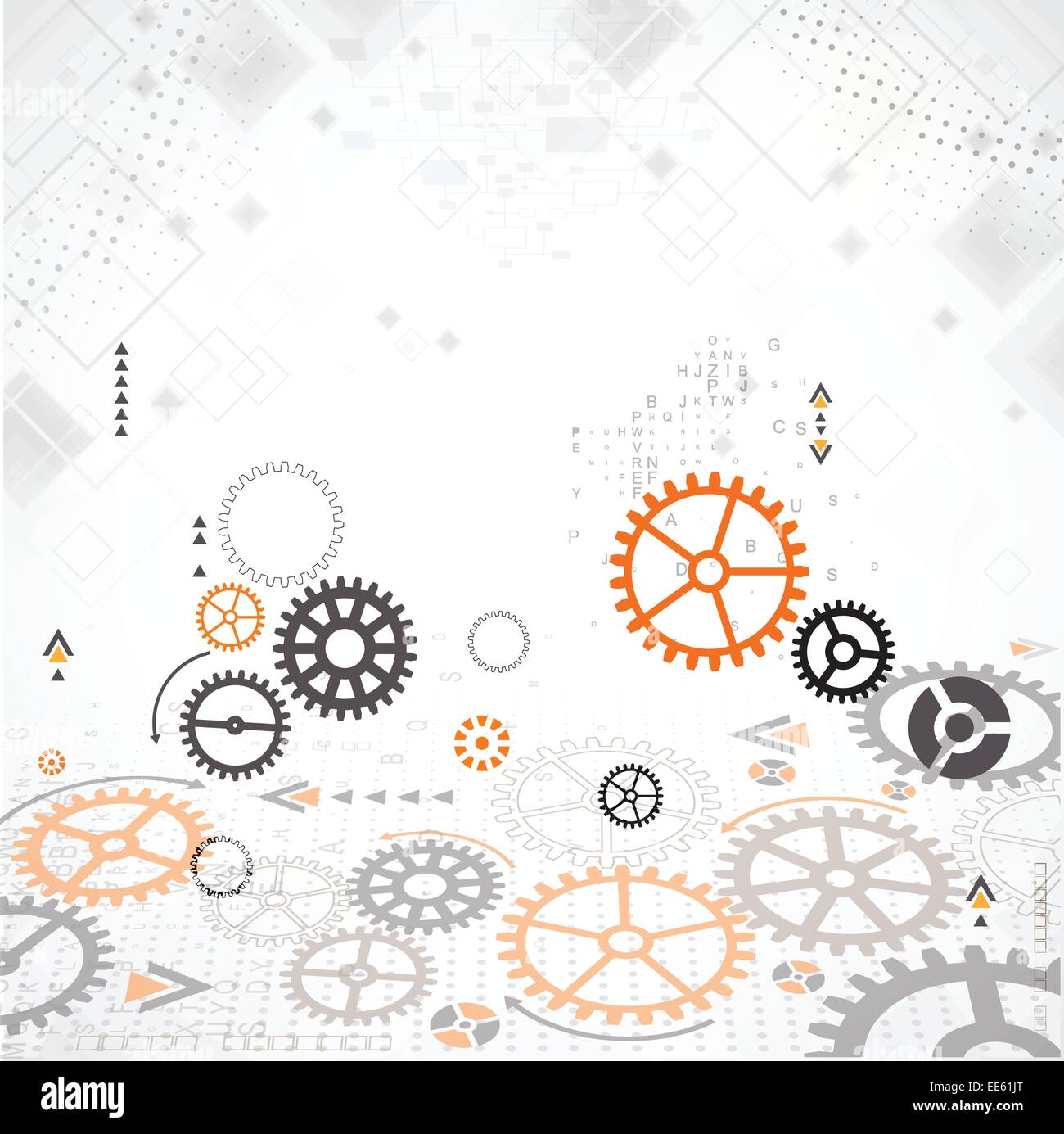 Abstract technology background. Cog wheel theme Stock Vector Image ...