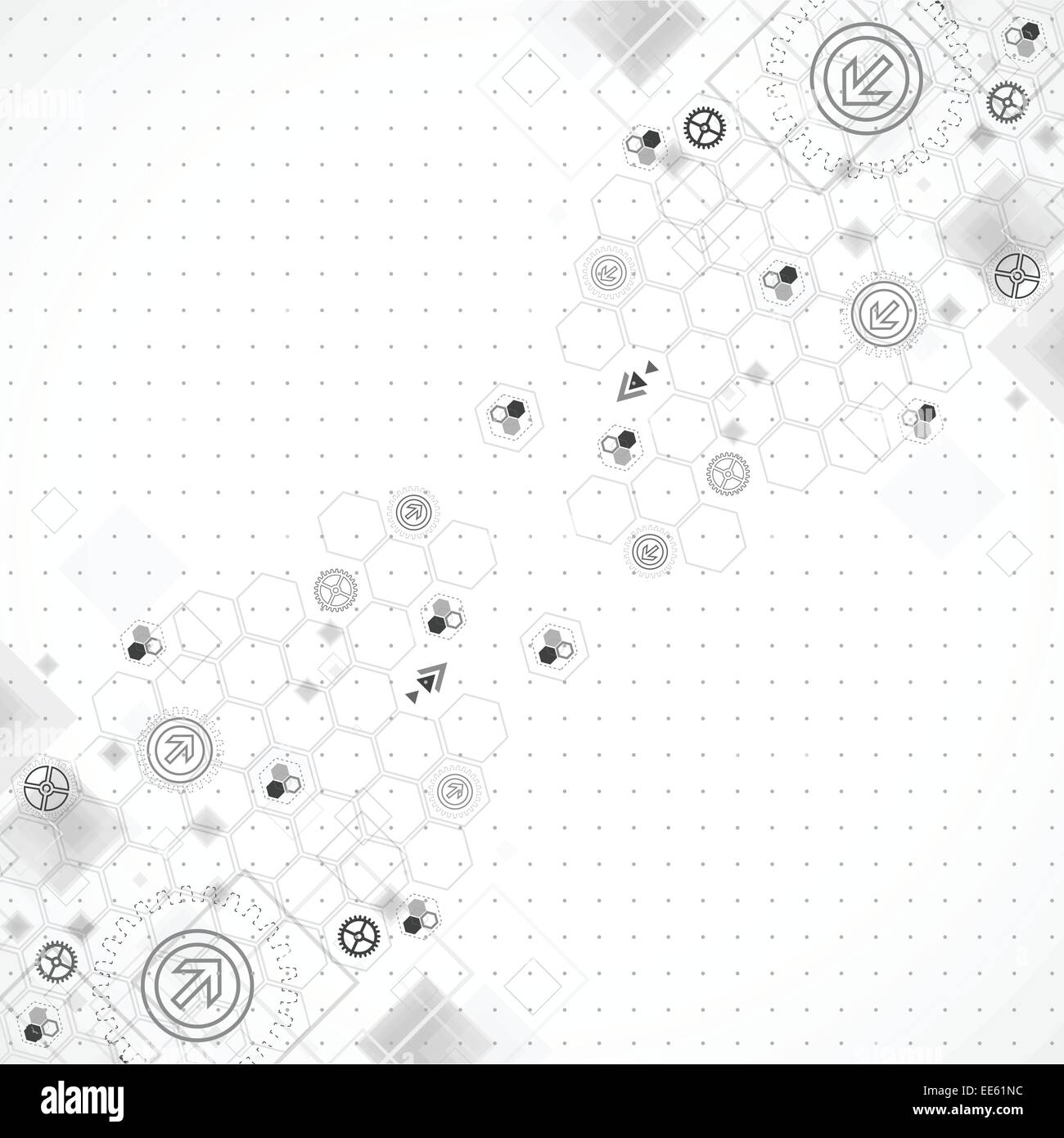 Abstract background with hexagonal shapes Stock Vector Image & Art - Alamy
