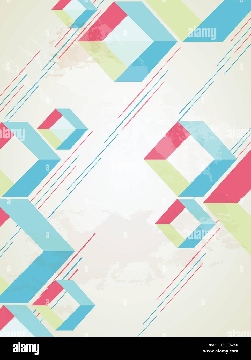 Abstract retro-style background. Vector Stock Vector Image & Art - Alamy