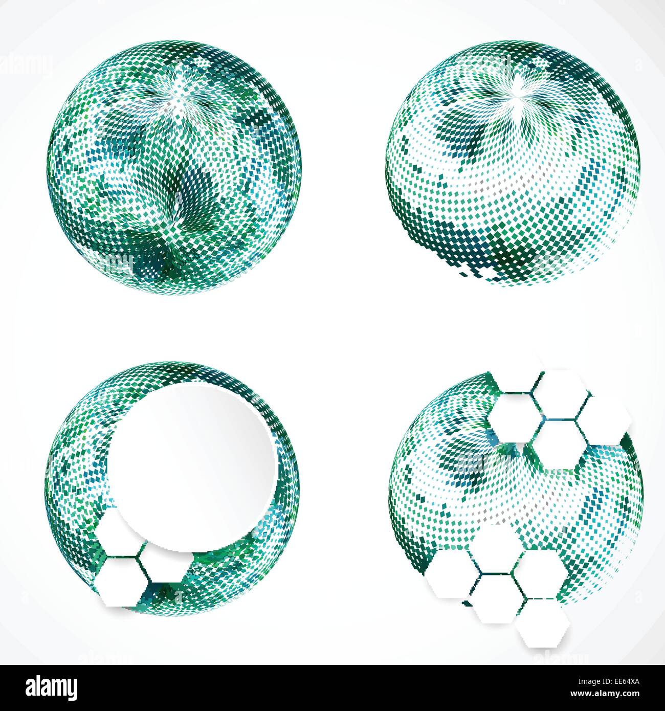 Set of abstract sphere icons Stock Vector Image & Art - Alamy