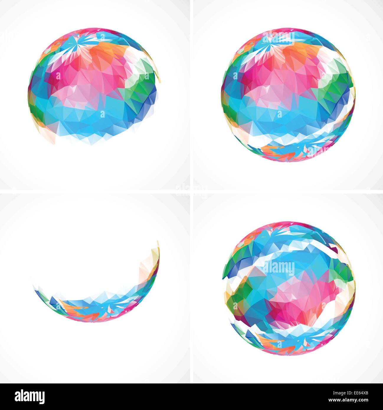Set of abstract sphere icons Stock Vector Image & Art - Alamy