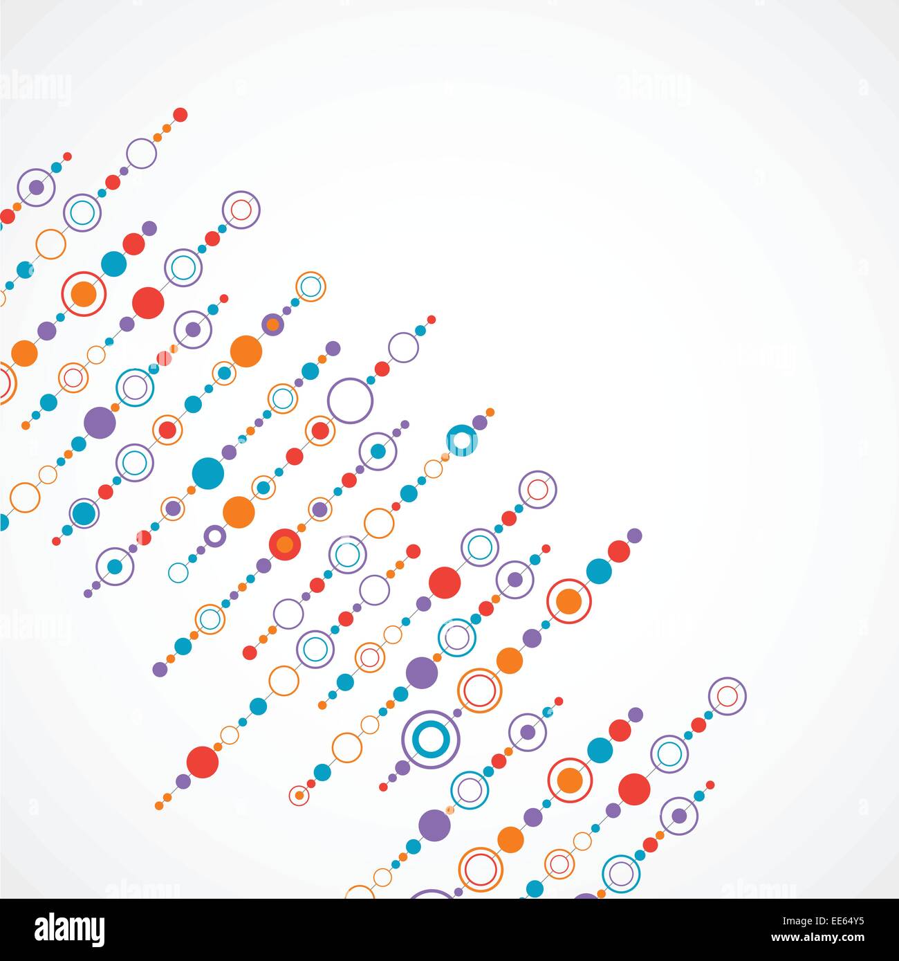 Abstract background with color circle and dotts Stock Vector Image ...