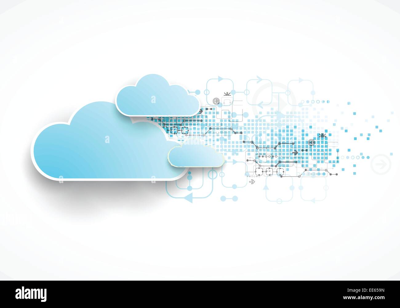 Web cloud technology bussines abstract background. Vector Stock Vector ...