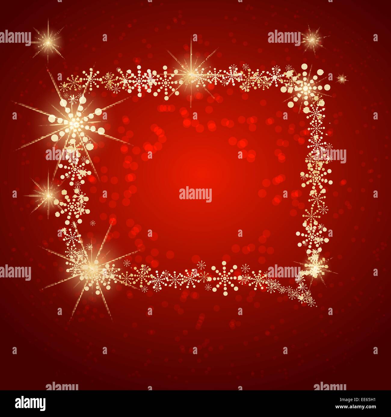 Christmas bubble made with snow. Vector Stock Vector