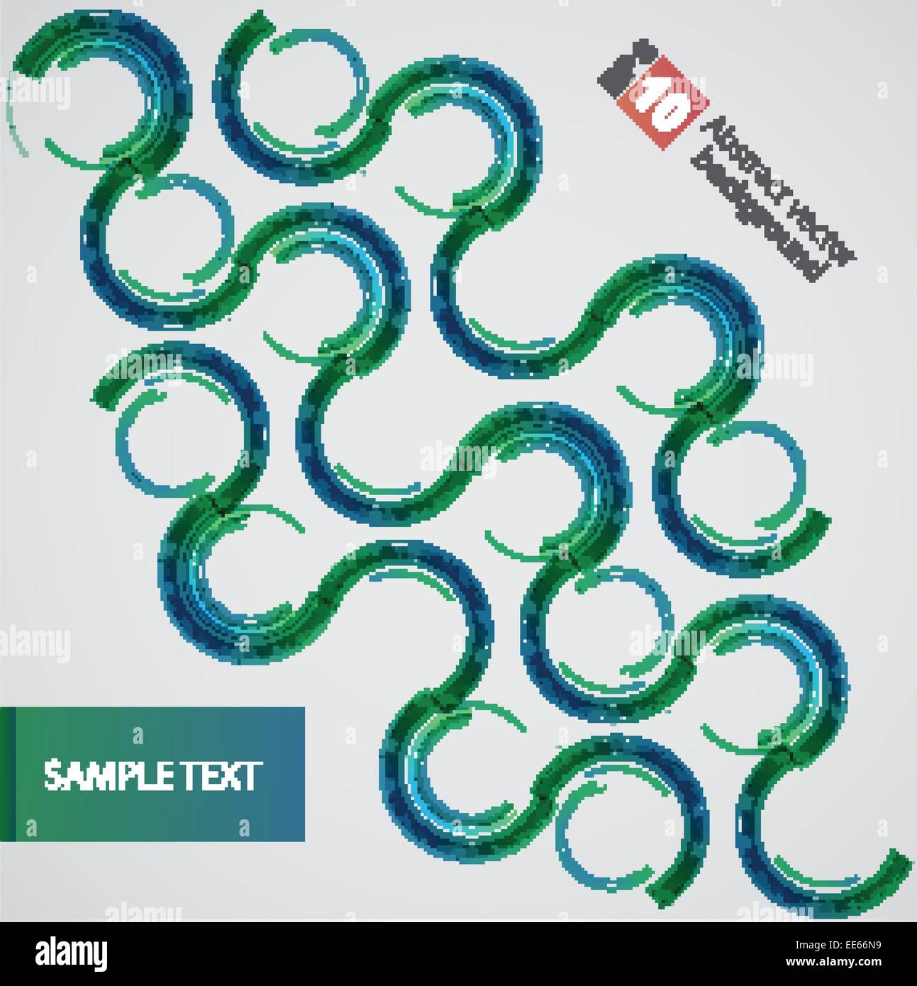 Abstract background with plexus effect. Scientific and technological ...