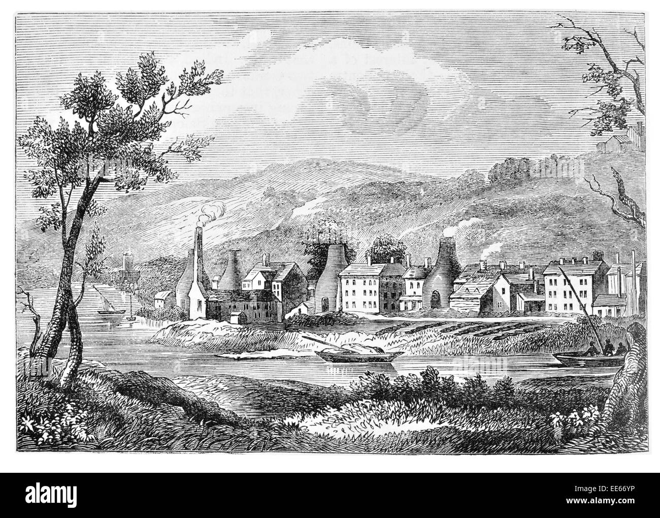 Coalport China Works porcelain Coalbrookdale Shropshire England canal