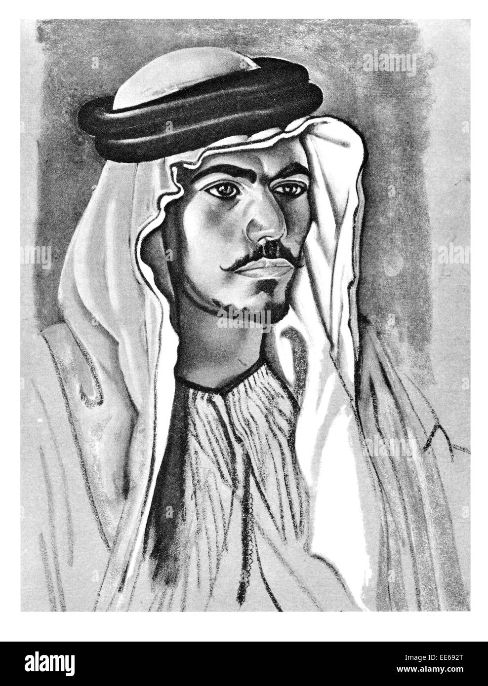 Mukheymer Arab Revolt  outlaw Lawrence of Arabia Islam Arabian Stock Photo