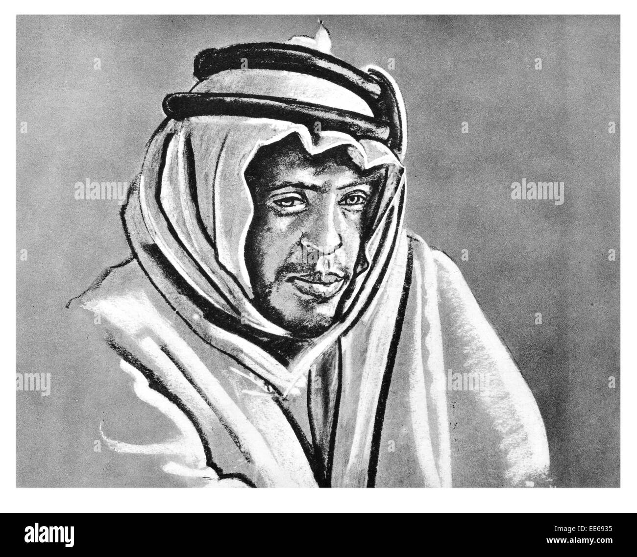 Abdulaziz ibn Abdul Rahman ibn Faisal ibn Turki ibn Abdullah ibn Muhammad ibn Saud monarch Saudi Arabia King Prince Stock Photo