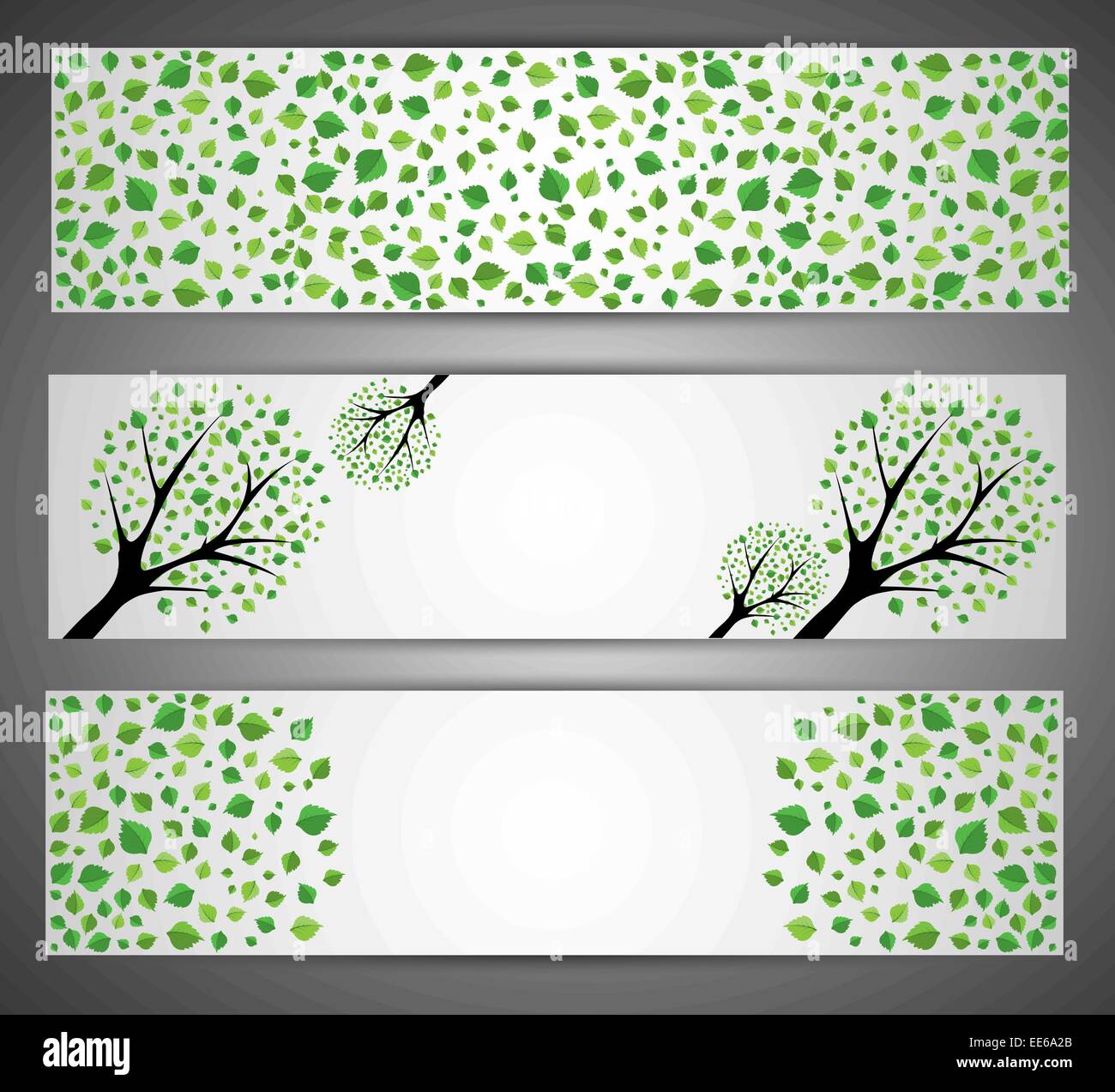 Set of eco web banners Stock Vector Image & Art - Alamy