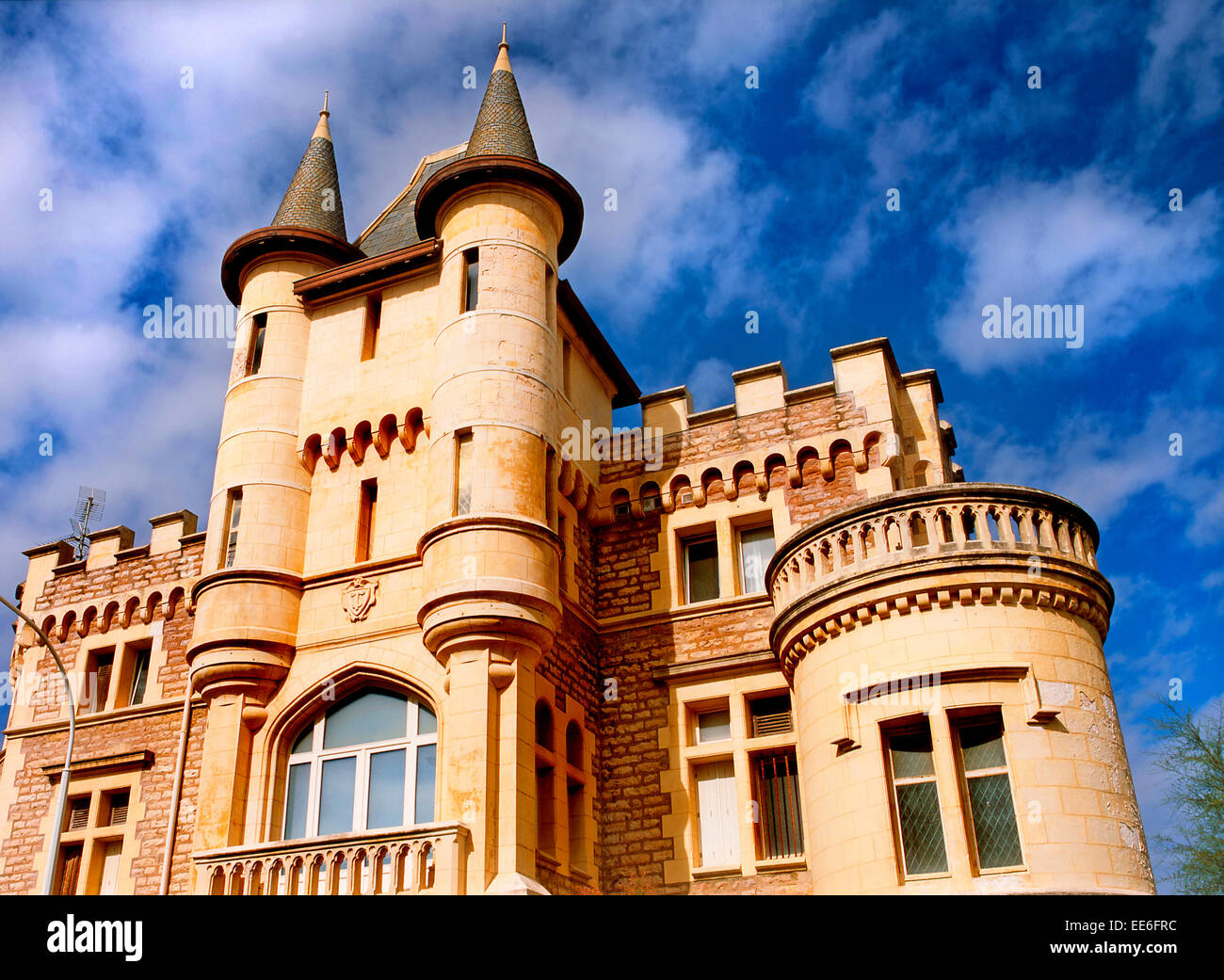 Biarritz, Aquitaine, France. Example of the Eclectic architecture on ...