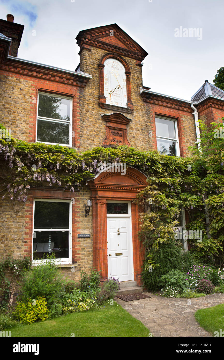 UK, London, Twickenham, riverside Dial House, former home of Thomas Twining Stock Photo