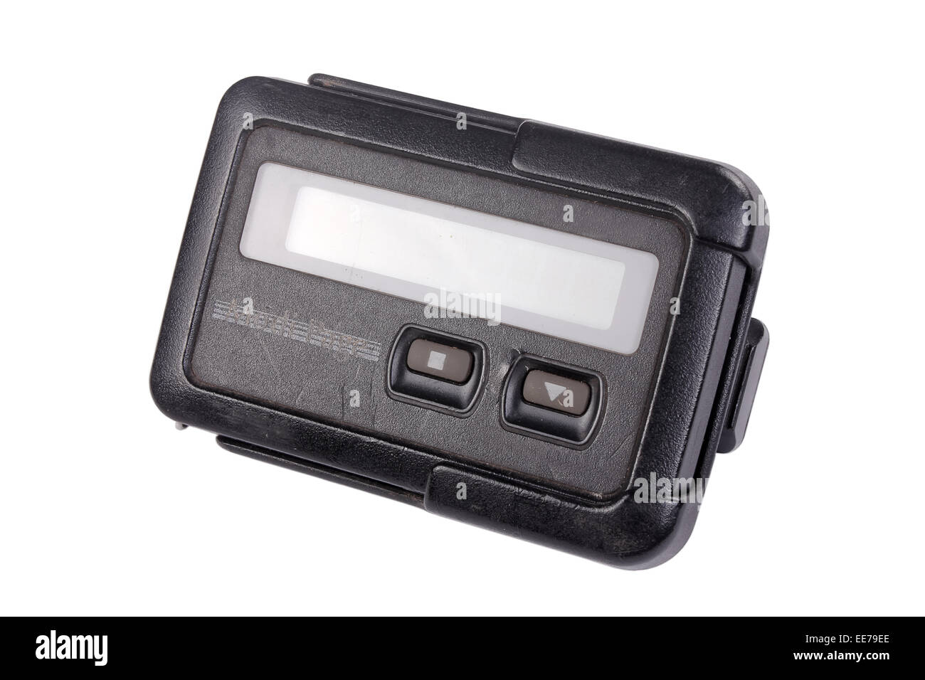 Pager on white backdrop Stock Photo