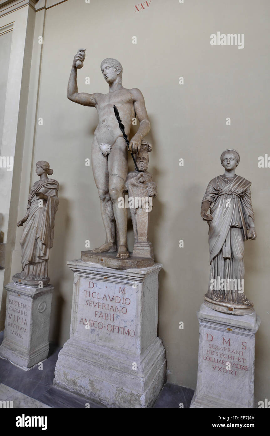 Greece sculptures in Vatican museum, Italy Stock Photo Alamy