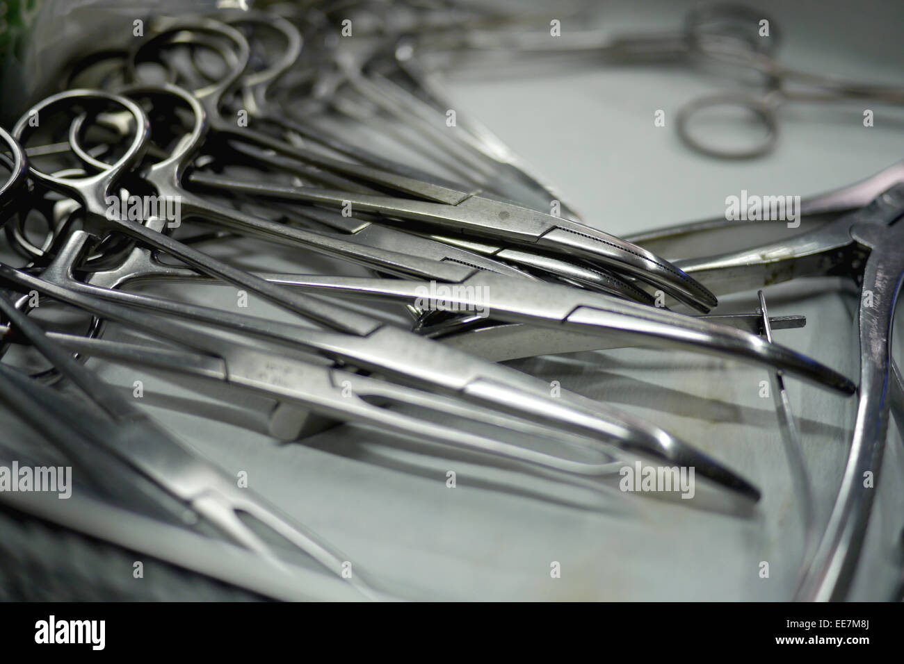 surgical equipment in hospital ER Stock Photo Alamy