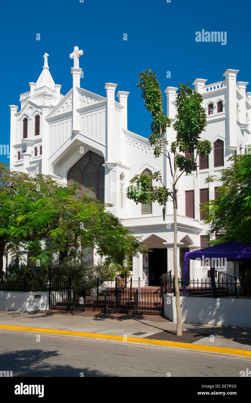 St Paul's Episcopal Church, Key West, Florida, USA Stock Photo