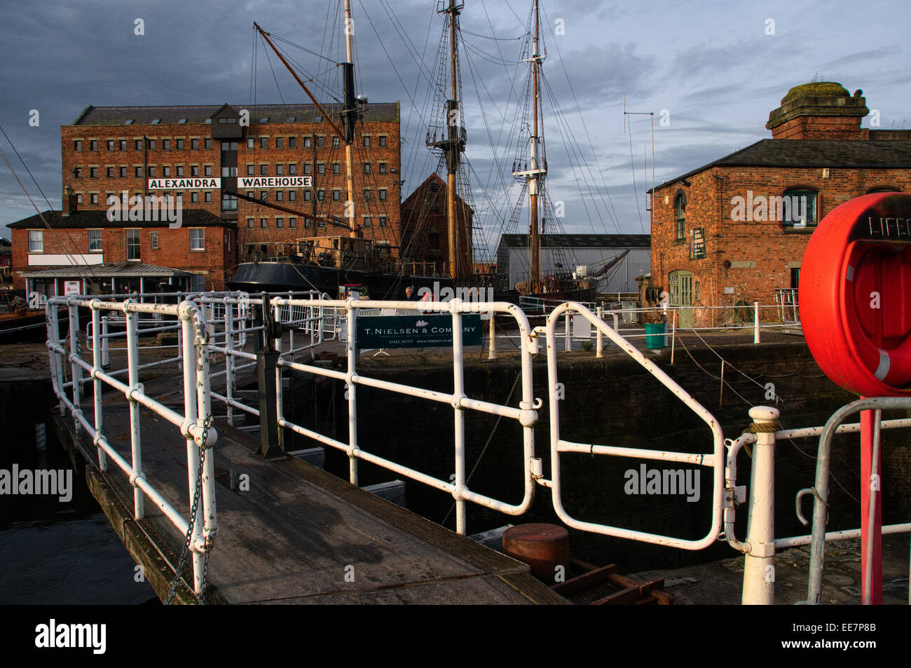 Gloucester Docks, Gloucestershire Stock Photo Alamy