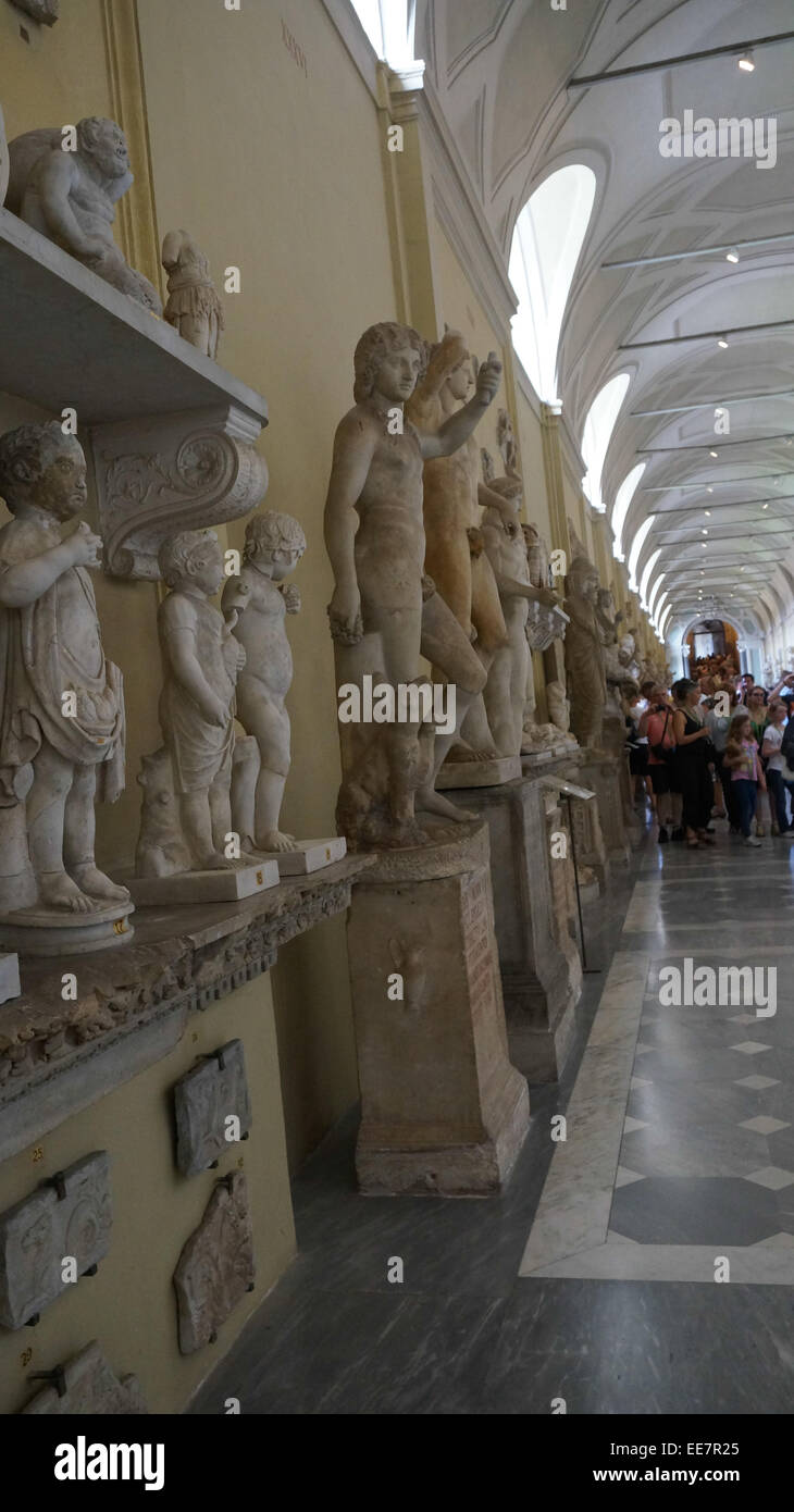 Greece sculptures in Vatican museum, Italy Stock Photo Alamy