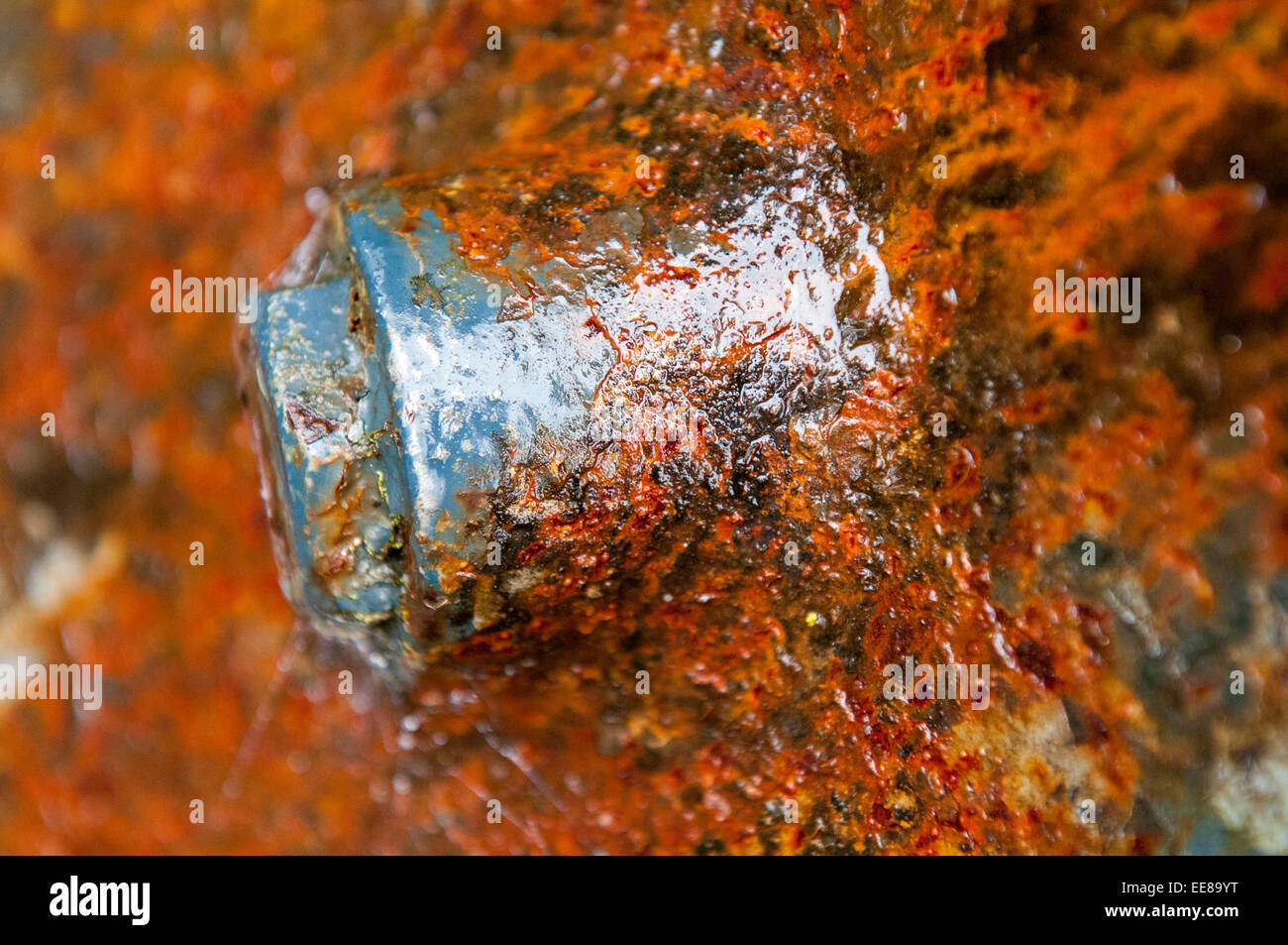 Close up of a rusty bolt. Stock Photo