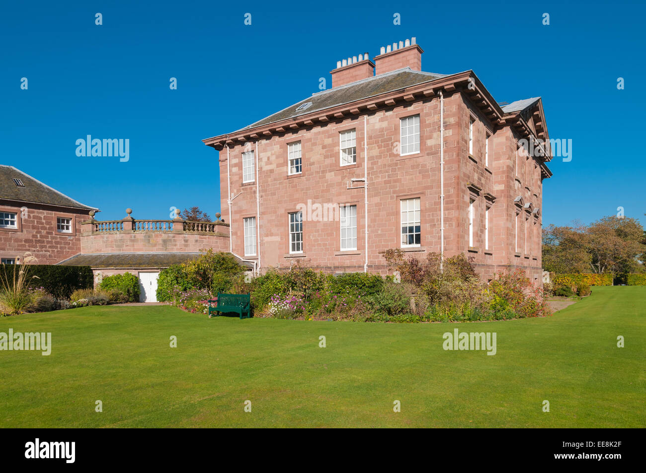 Paxton House and border garden Scottish Borders Scotland Stock Photo Alamy