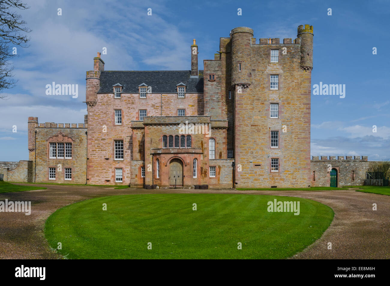 Castle of Mey nr Thurso Caithness Highland Scotland home to the Queen mother Stock Photo