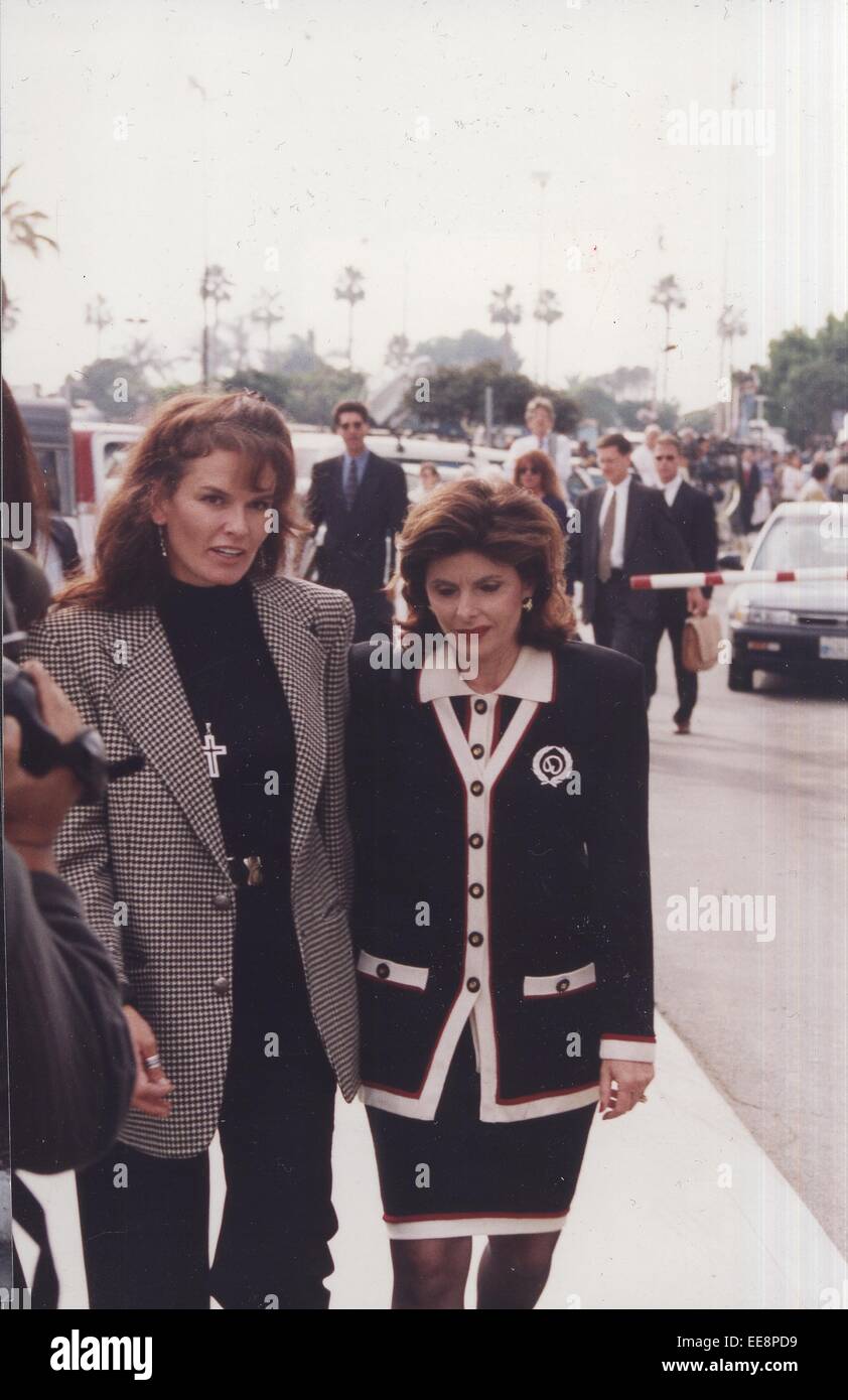 DENISE BROWN.OJ Simpson Civil Trial in Santa Monica Ca. 1996.(Credit