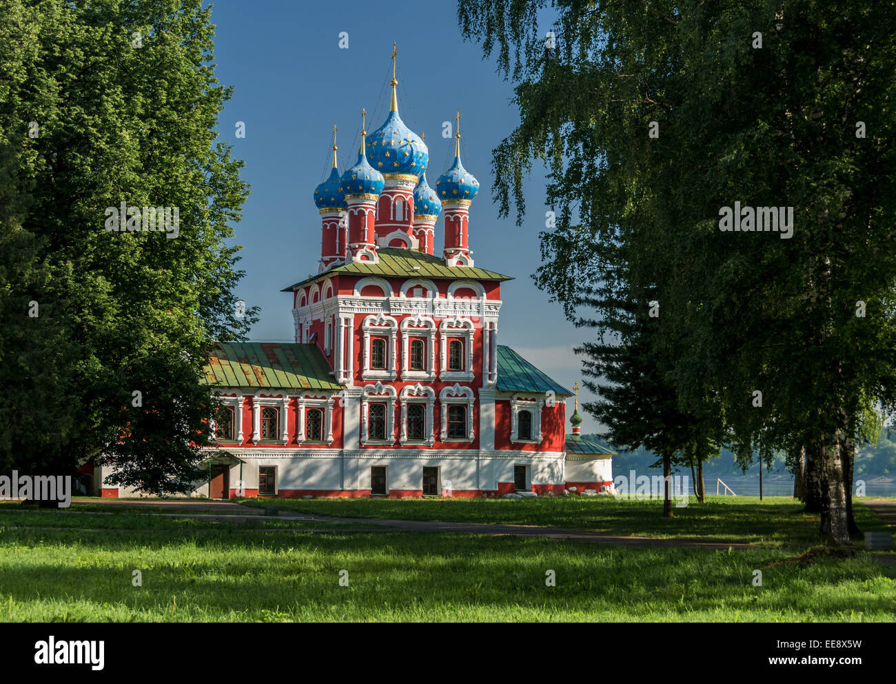 Church of Dimitri on the Blood, Uglich, Russia Stock Photo