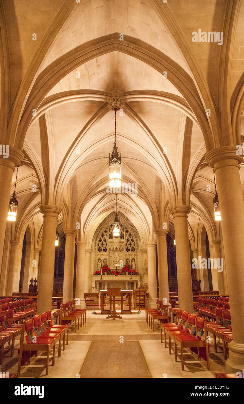 Washington National Cathedral or the Cathedral Church of Saint Peter and Saint Paul in the City and Diocese of Washington, Stock Photo