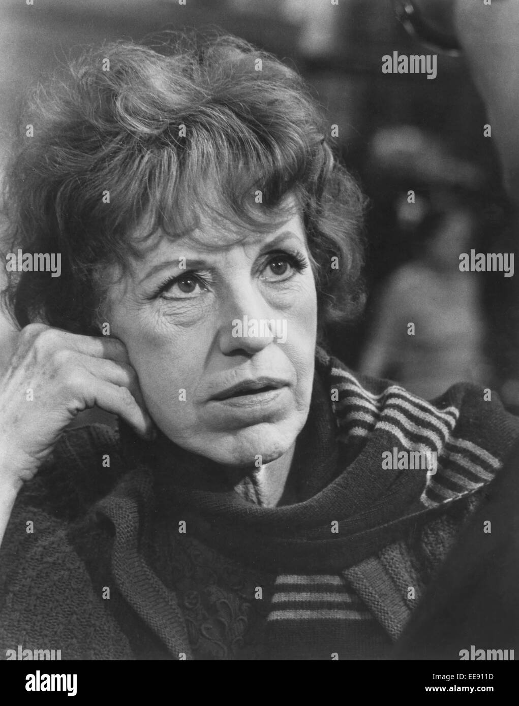 Lotte Lenya, on-set of the film, 'The Appointment', 1969 Stock Photo