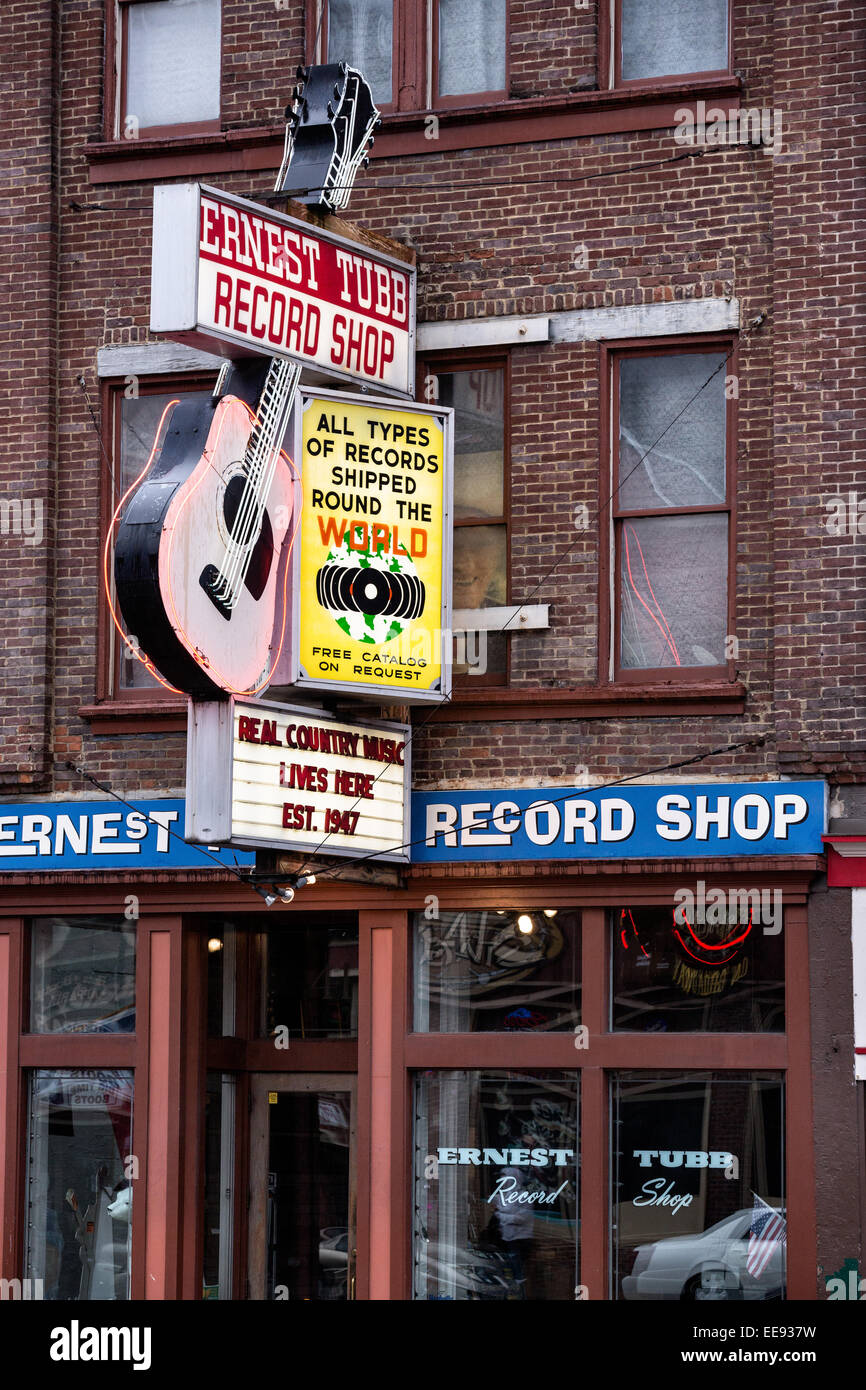 Legendary Ernest Tubb Record Shop in Nashville, TN Stock Photo Alamy