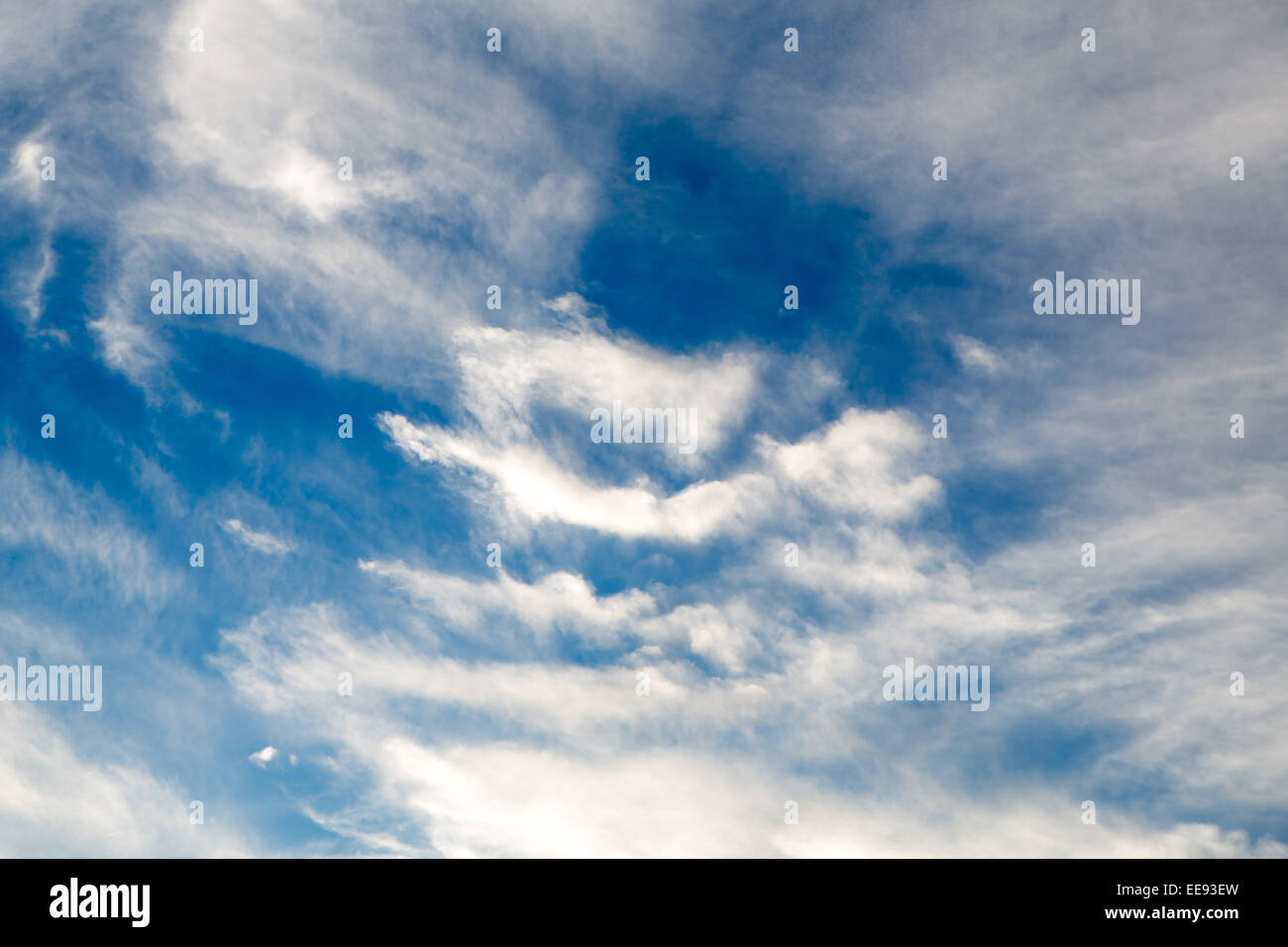 blue sky with clouds closeup Stock Photo - Alamy