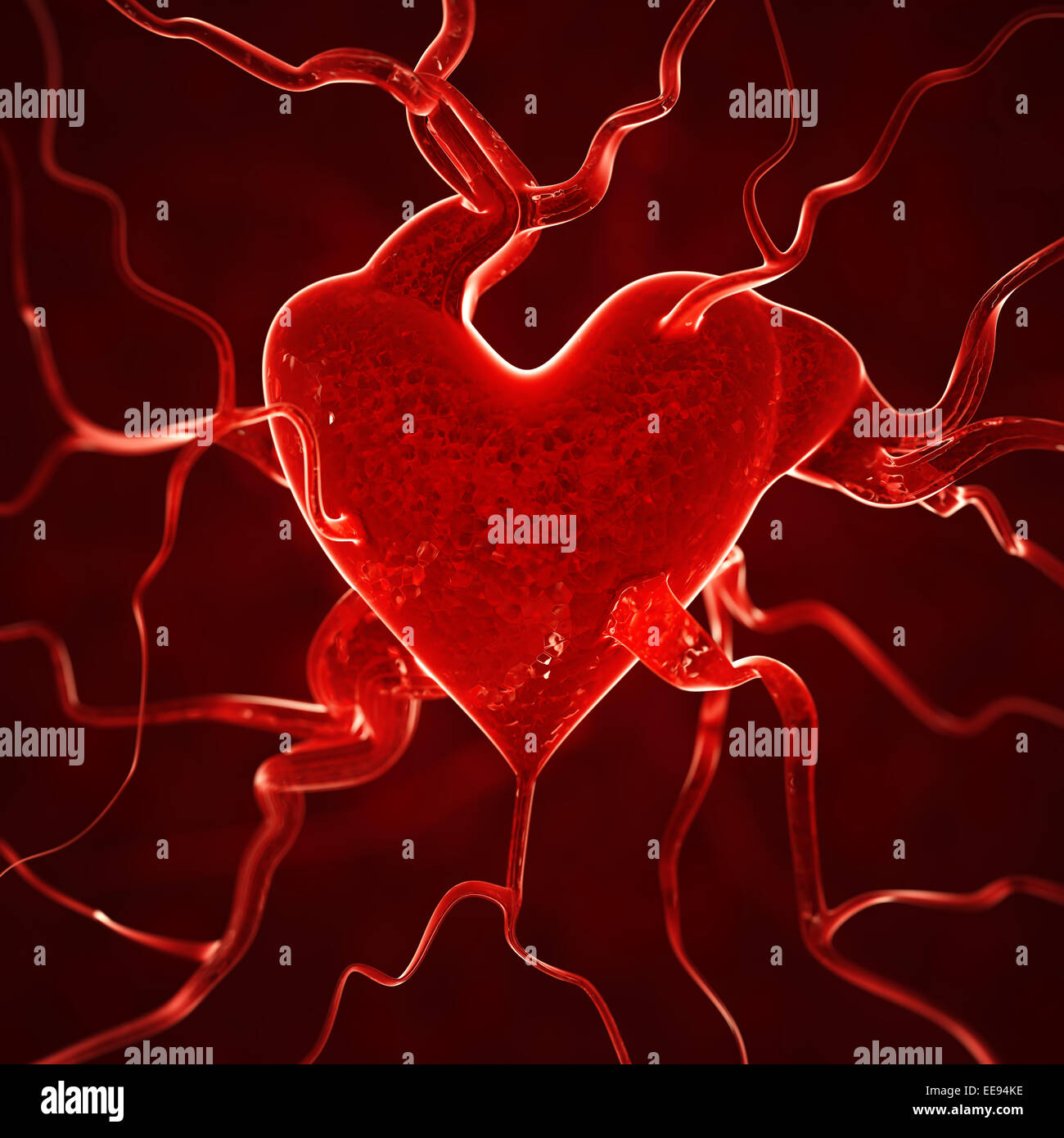 Heart background Stock Photo