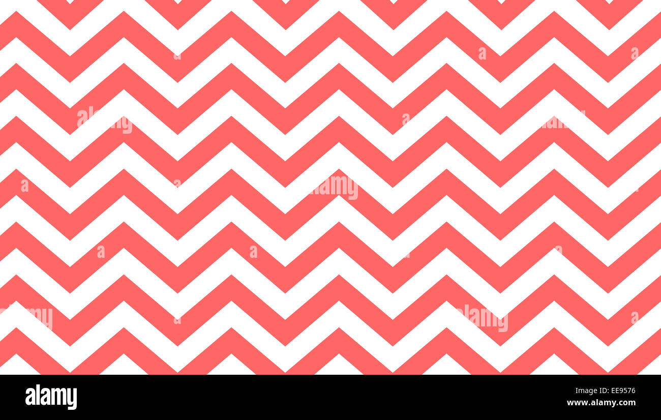 pink zigzag wave pattern texture background illustration Stock Photo