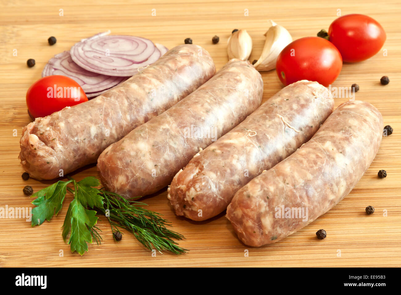 Uncooked sausages hires stock photography and images Alamy