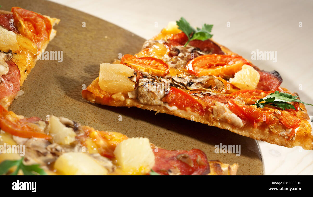 Pizza banner wor your design Stock Photo