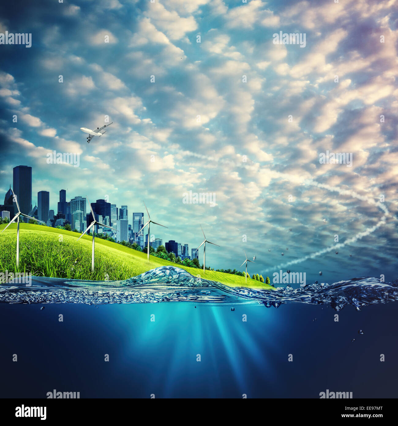Eco and environmental concept backgrounds for your design Stock Photo ...