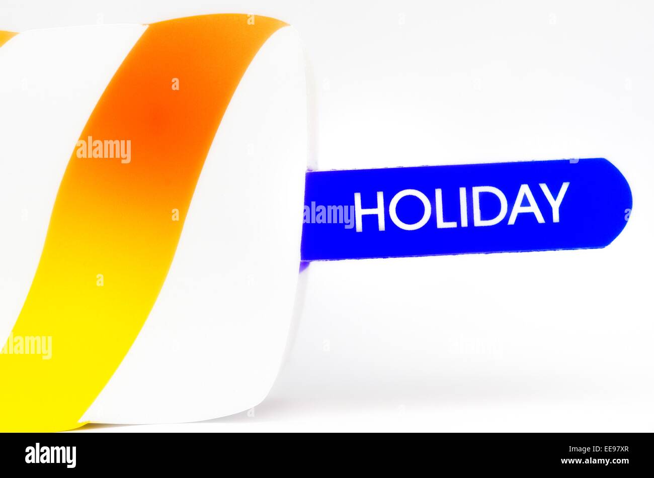 Holiday concept text Stock Photo