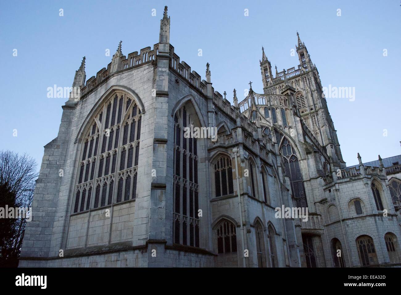 Gloucester Cathedral Large Window Stock Photo Alamy