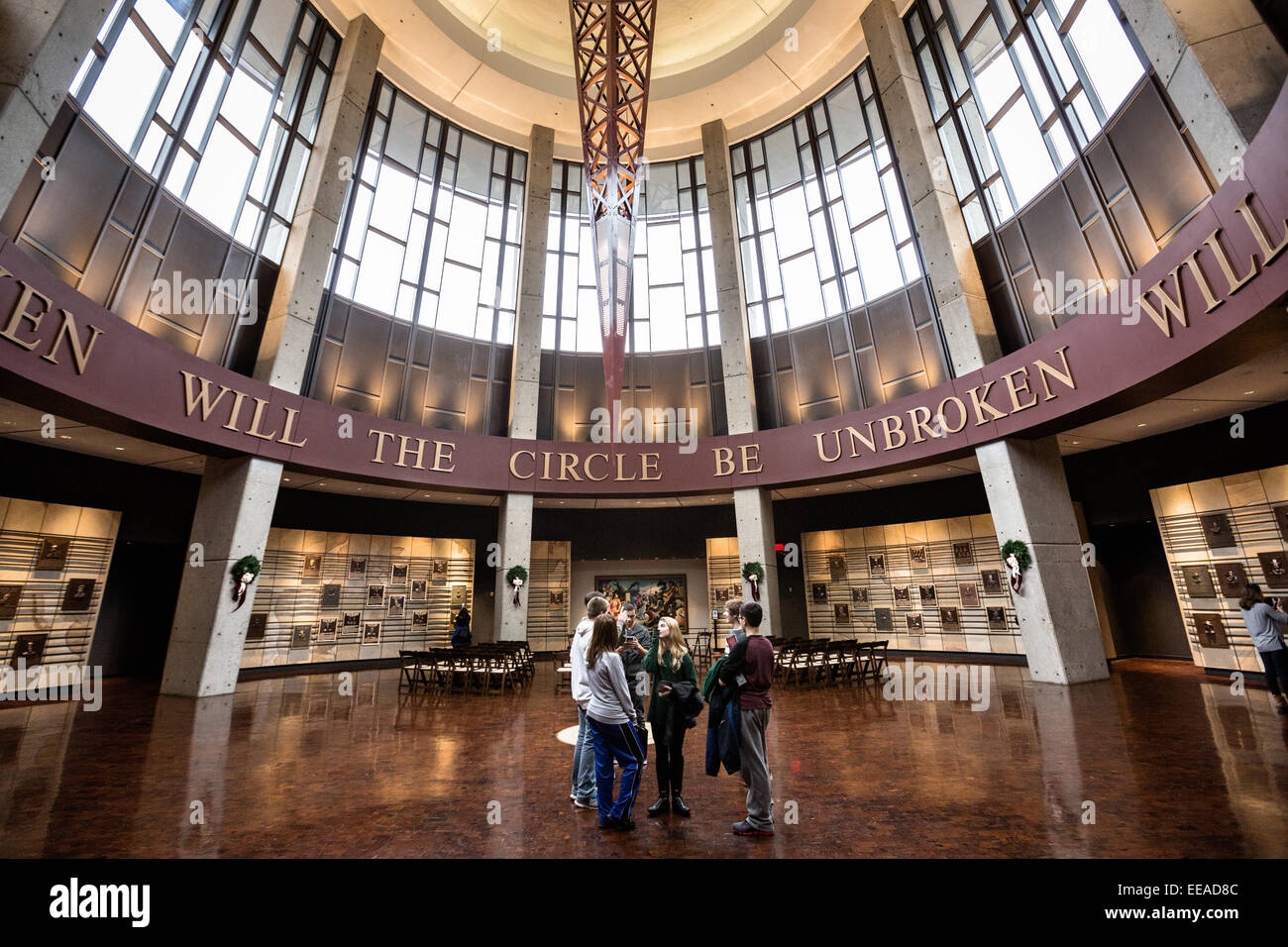 Hall of Fame Rotunda of the Country Music Hall of Fame in Nashville, TN. Stock Photo