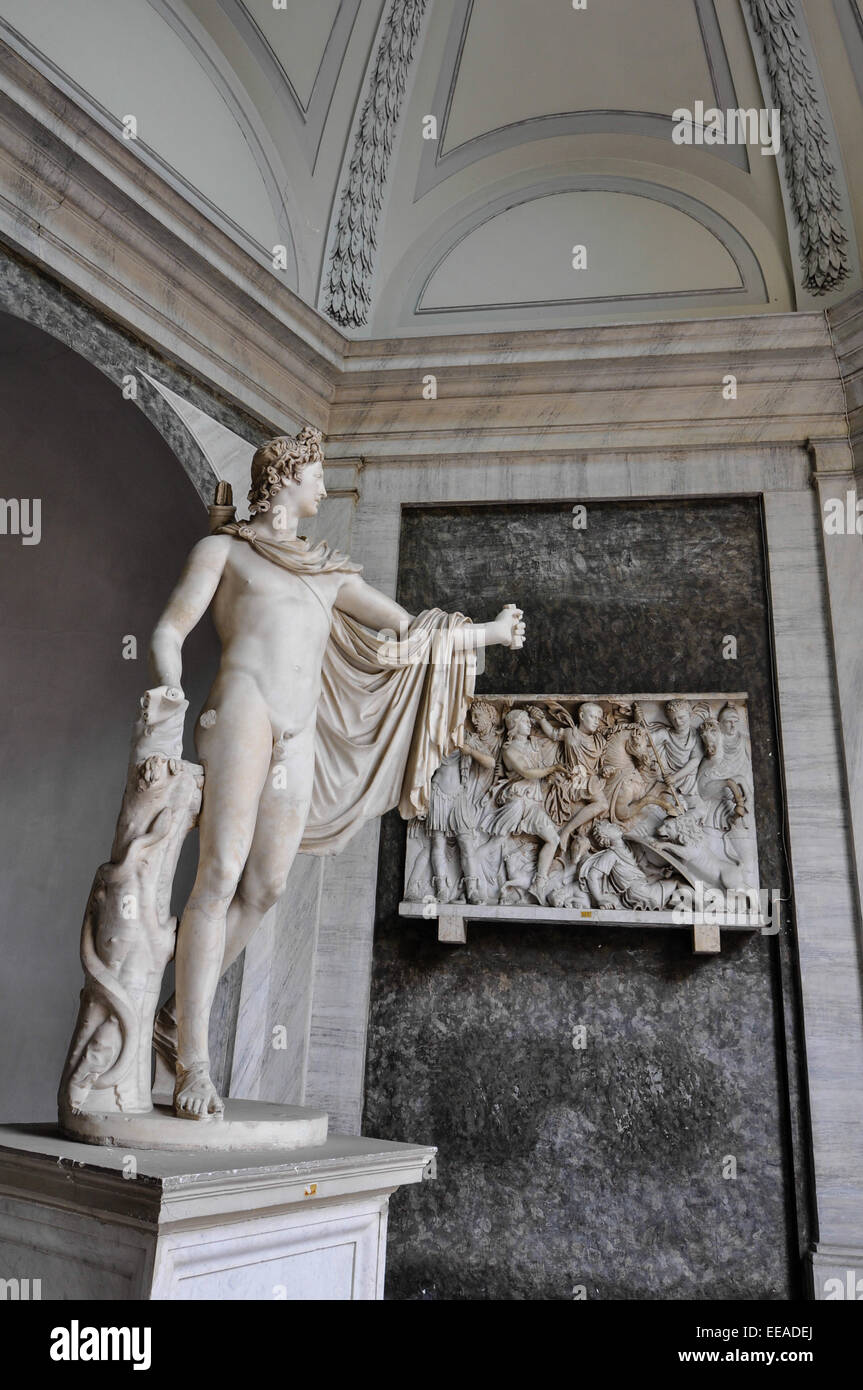 Hellenistic sculptures in Vatican museum, Italy Stock Photo Alamy