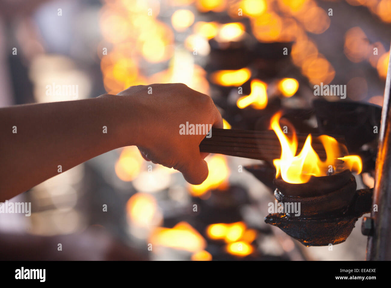 POYA FESITVAL CELEBRATIONS Stock Photo