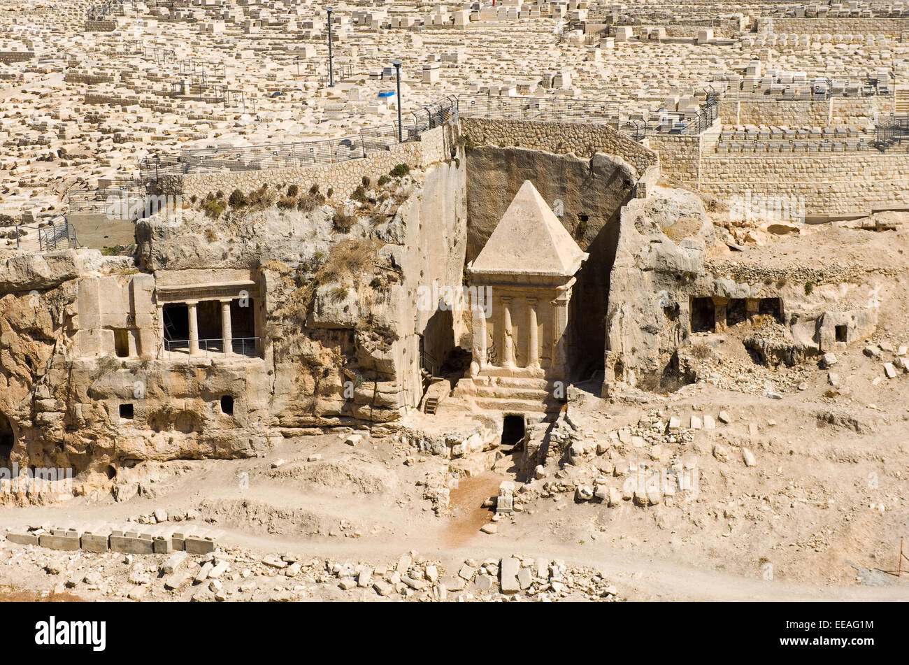 According to the bible this is the tomb of Zechariah the son of