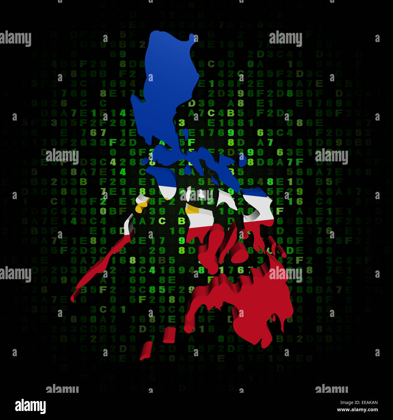 Philippines map hires stock photography and images Alamy